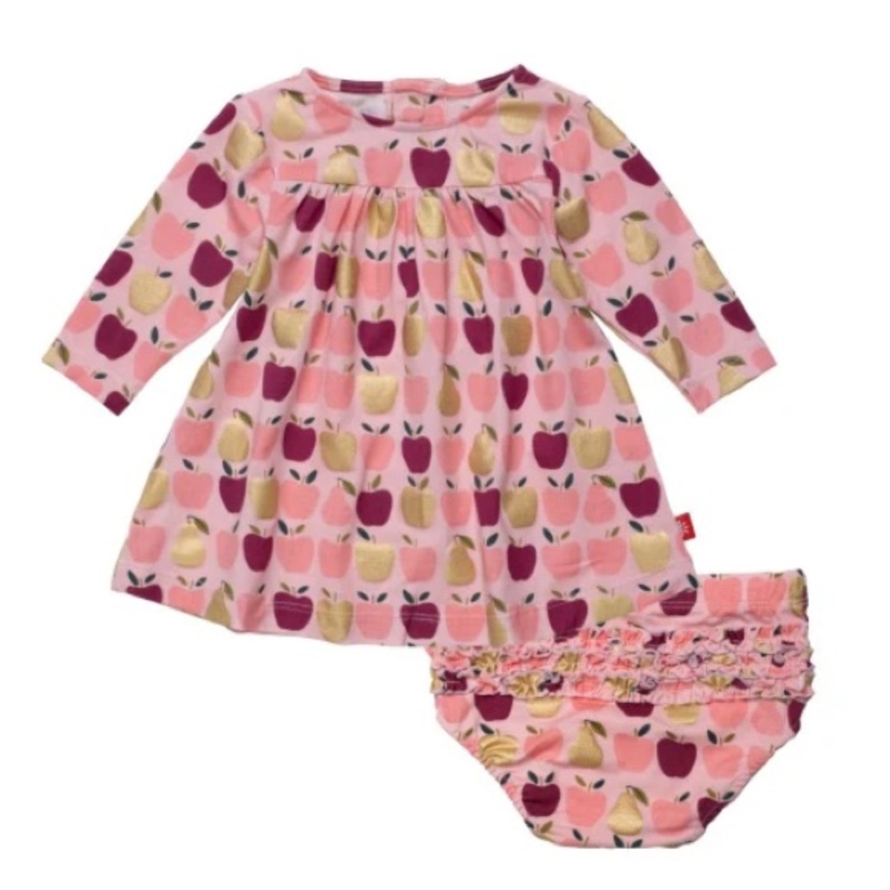 Magnetic Me Baby Girl's Appleton Swing Dress & Bloomers Set